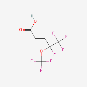 molecular formula C6H5F7O3 B3040815 4,5,5,5-四氟-4-(三氟甲氧基)戊酸 CAS No. 243139-58-4
