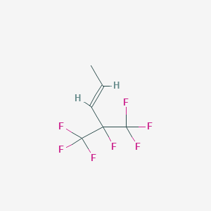 molecular formula C6H5F7 B3040819 (E)-4,5,5,5-tetrafluoro-4-(trifluoromethyl)pent-2-ene CAS No. 243139-63-1