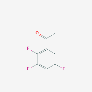 molecular formula C9H7F3O B3040831 1-(2,3,5-Trifluorophenyl)propan-1-one CAS No. 243666-17-3