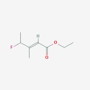 molecular formula C8H13FO2 B3040846 Ethyl 4-fluoro-3-methylpent-2-en-1-oate CAS No. 244022-70-6
