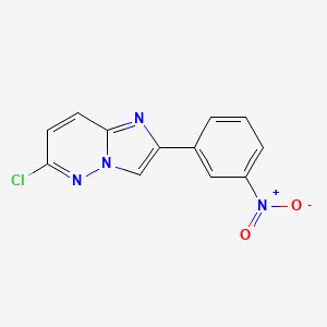 6-Chloro-2-(3-nitrophenyl)imidazo[1,2-b]pyridazine