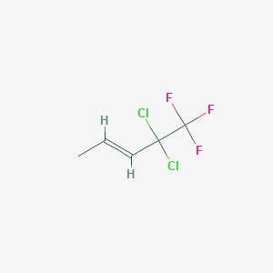 molecular formula C5H5Cl2F3 B3040851 4,4-Dichloro-5,5,5-trifluoropent-2-ene CAS No. 244187-04-0