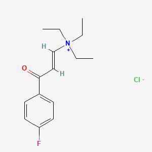 molecular formula C15H21ClFNO B3040860 N,N,N-三乙基-3-(4-氟苯基)-3-氧代丙-1-烯-1-氨基氯化物 CAS No. 24477-70-1
