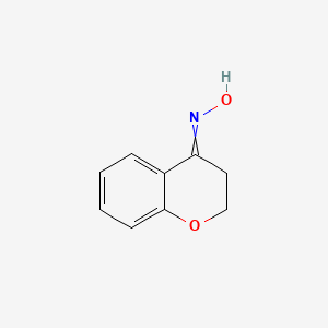 4H-1-Benzopyran-4-one, 2,3-dihydro-, oxime