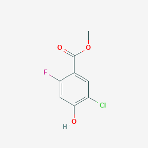 Methyl 5-chloro-2-fluoro-4-hydroxybenzoate