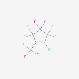 1-Chloro-3,3,4,4,5,5-hexafluoro-2-(trifluoromethyl)cyclopentene