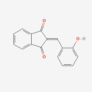 molecular formula C16H10O3 B3040916 2-(2-Hydroxybenzylidene)indane-1,3-dione CAS No. 25299-18-7