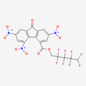 2,2,3,3,4,4,5,5-Octafluoropentyl 2,5,7-trinitro-9-oxofluorene-4-carboxylate