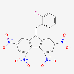 9-[(2-Fluorophenyl)methylidene]-2,4,5,7-tetranitrofluorene