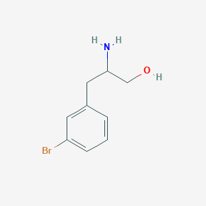 molecular formula C9H12BrNO B3040929 b-Amino-3-bromobenzenepropanol CAS No. 254427-26-4