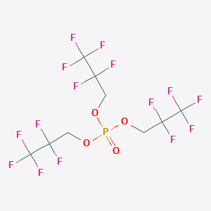 molecular formula C9H6F15O4P B3040932 Tris(2,2,3,3,3-pentafluoropropyl)phosphate CAS No. 25476-41-9