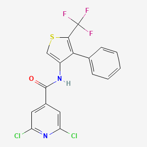 N4-[4-phenyl-5-(trifluoromethyl)-3-thienyl]-2,6-dichloroisonicotinamide