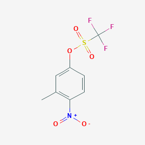molecular formula C8H6F3NO5S B3041013 4-Nitro-3-methylphenyl triflate CAS No. 256936-08-0