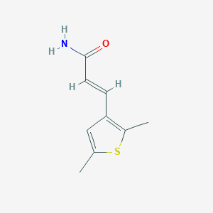 molecular formula C9H11NOS B3041026 3-(2,5-Dimethyl-3-thienyl)acrylamide CAS No. 257946-39-7
