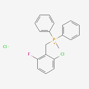 molecular formula C20H18Cl2FP B3041034 (2-Chloro-6-fluorobenzyl)(methyl)diphenylphosphonium chloride CAS No. 258518-42-2