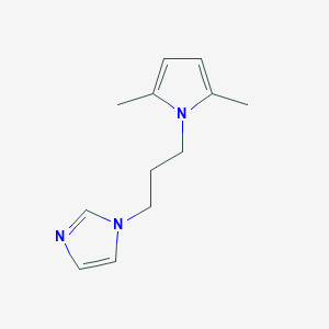 molecular formula C12H17N3 B3041067 1-[3-(2,5-dimethyl-1H-pyrrol-1-yl)propyl]-1H-imidazole CAS No. 259544-88-2