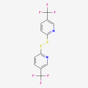 molecular formula C12H6F6N2S2 B3041068 Di[5-(trifluoromethyl)-2-pyridyl] disulfide CAS No. 259544-96-2
