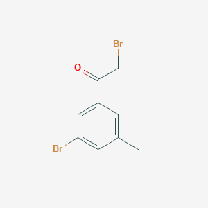 molecular formula C9H8Br2O B3041086 2-溴-1-(3-溴-5-甲基苯基)乙酮 CAS No. 260430-27-1