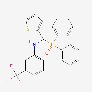 N1-[(Diphenylphosphoryl)(thien-2-yl)methyl]-3-(trifluoromethyl)aniline