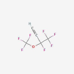 molecular formula C5HF7O B3041141 3,4,4,4-四氟-3-(三氟甲氧基)丁-1-炔 CAS No. 261760-14-9