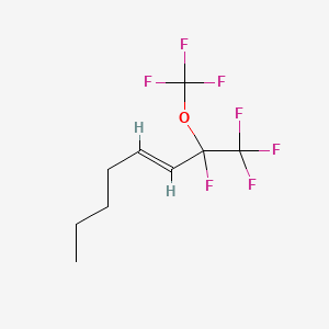 molecular formula C9H11F7O B3041143 1,1,1,2-Tetrafluoro-2-(trifluoromethoxy)oct-3-ene CAS No. 261760-17-2