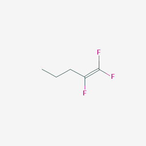 molecular formula C5H7F3 B3041155 1,1,2-Trifluoropent-1-ene CAS No. 261761-31-3