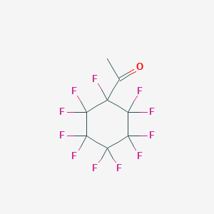 molecular formula C8H3F11O B3041157 Methyl perfluorocyclohexyl ketone CAS No. 261761-77-7