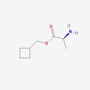 molecular formula C8H15NO2 B3041167 (S)-Cyclobutylmethyl 2-aminopropanoate CAS No. 261909-76-6
