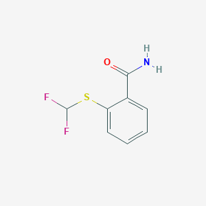 molecular formula C8H7F2NOS B3041168 2-(Difluoromethylthio)benzamide CAS No. 261944-07-4