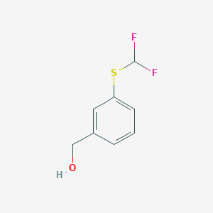 molecular formula C8H8F2OS B3041171 3-(二氟甲硫基)苄醇 CAS No. 261944-22-3