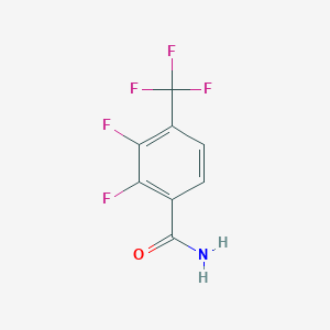 molecular formula C8H4F5NO B3041172 2,3-Difluoro-4-(trifluoromethyl)benzamide CAS No. 261944-69-8