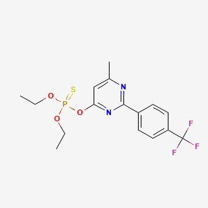 O,O-Diethyl O-(6-methyl-2-(4-(trifluoromethyl)phenyl)-4-pyrimidinyl) thiophosphate