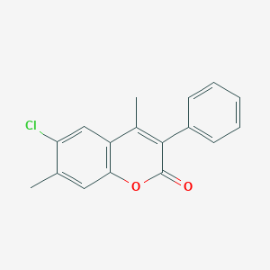 molecular formula C17H13ClO2 B3041185 6-Chloro-4,7-dimethyl-3-phenylcoumarin CAS No. 262590-93-2