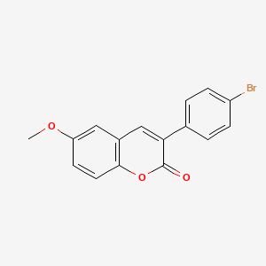 molecular formula C16H11BrO3 B3041190 3-(4-Bromophenyl)-6-methoxychromen-2-one CAS No. 262591-02-6