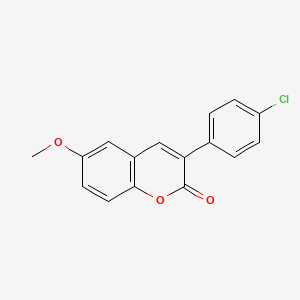 3-(4-Chlorophenyl)-6-methoxychromen-2-one