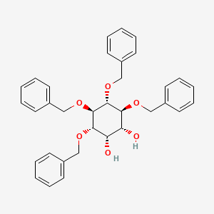 (1R,2S,3S,4R,5R,6S)-3,4,5,6-Tetrakis(phenylmethoxy)cyclohexane-1,2-diol