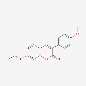 molecular formula C18H16O4 B3041207 7-ethoxy-3-(4-methoxyphenyl)-2H-chromen-2-one CAS No. 263364-70-1