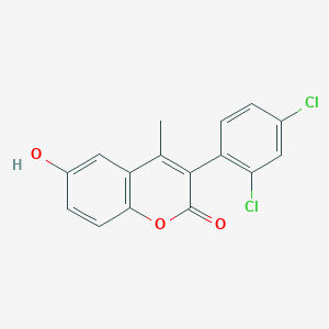 3-(2,4-Dichlorophenyl)-6-hydroxy-4-methylchromen-2-one