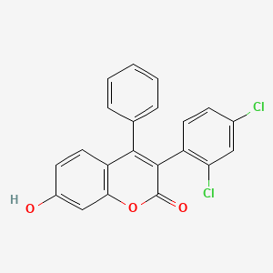 3-(2,4-Dichlorophenyl)-7-hydroxy-4-phenylchromen-2-one