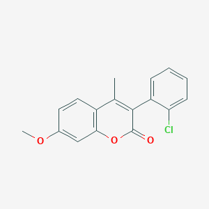 3-(2-Chlorophenyl)-7-methoxy-4-methylchromen-2-one