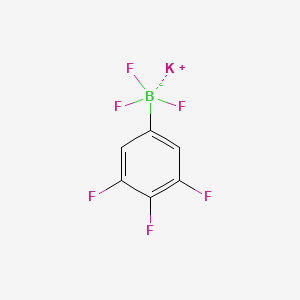 molecular formula C6H2BF6K B3041293 Potassium (3,4,5-trifluorophenyl)trifluoroborate CAS No. 267006-28-0