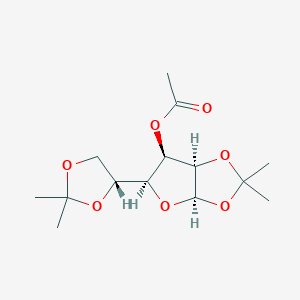 molecular formula C14H22O7 B3041295 3-o-乙酰基-1,2:5,6-二-o-异丙基-α-d-古罗呋喃糖 CAS No. 26775-14-4