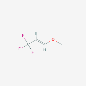 molecular formula C4H5F3O B3041301 E-1-Methoxy-3,3,3-trifluoropropene CAS No. 26885-71-2