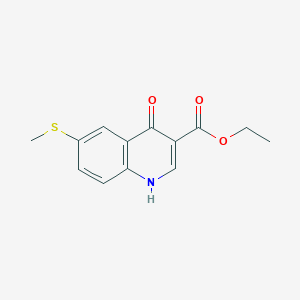 ethyl 4-hydroxy-6-(methylthio)quinoline-3-carboxylate