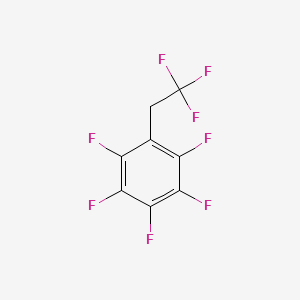 molecular formula C8H2F8 B3041308 1,2,3,4,5-Pentafluoro-6-(2,2,2-trifluoroethyl)-benzene CAS No. 27059-24-1