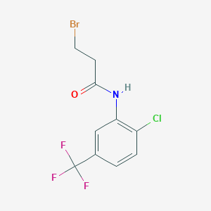 3-bromo-N-[2-chloro-5-(trifluoromethyl)phenyl]propanamide