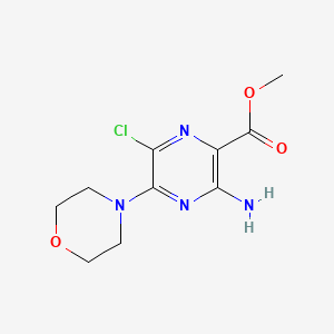 Methyl 3-amino-6-chloro-5-morpholinopyrazine-2-carboxylate