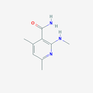 molecular formula C9H13N3O B3041321 4,6-Dimethyl-2-(methylamino)nicotinamide CAS No. 276873-05-3