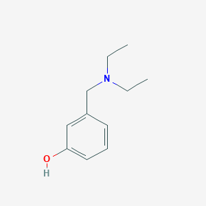 molecular formula C11H17NO B3041330 3-((Diethylamino)methyl)phenol CAS No. 27958-96-9