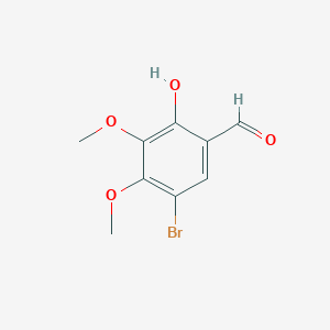 molecular formula C9H9BrO4 B3041334 5-Bromo-2-hydroxy-3,4-dimethoxybenzaldehyde CAS No. 28006-96-4